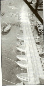Kriegsbrücke_April 1945_aus Dorfchronik