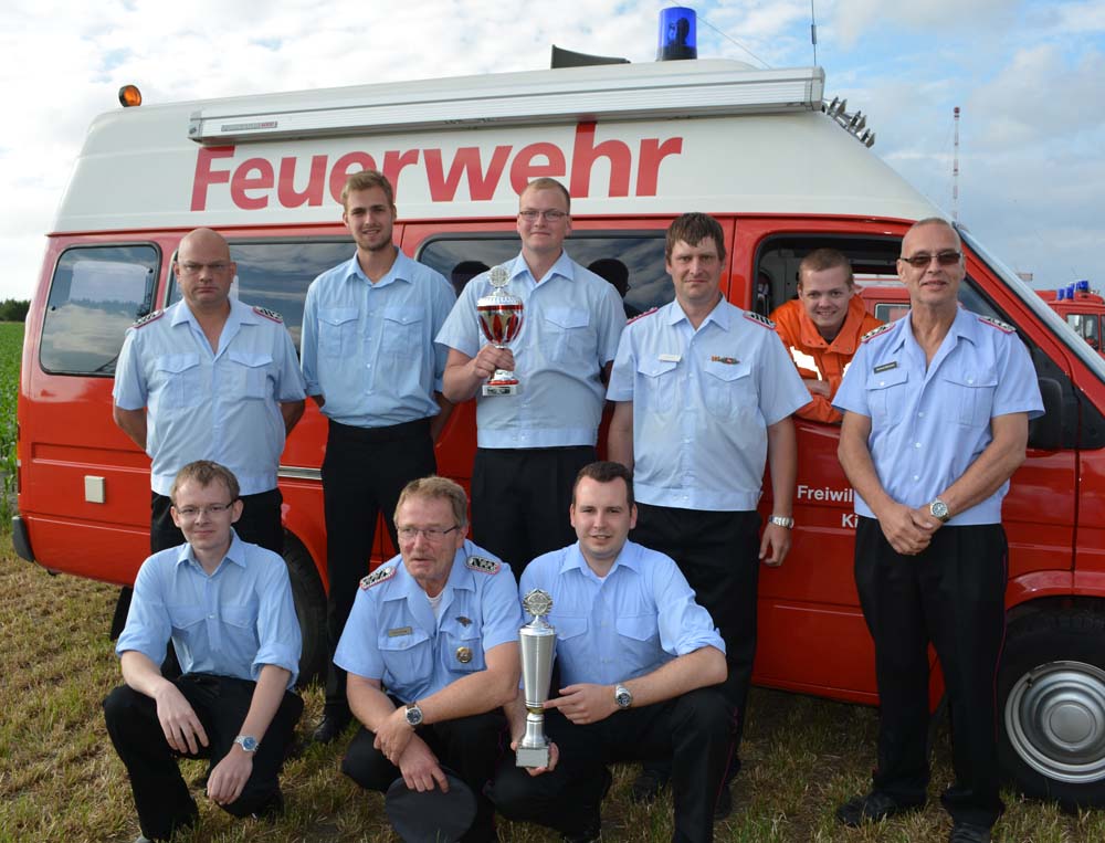 Diese Wettkampfgruppe der Feuerwehr Otersen sorgte mit 398 Pkt. für ein Top-Ergebnis und hatte Platz 1 damit redlich verdient. 