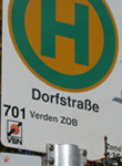 Haltestelle 701 - Dorfstraße