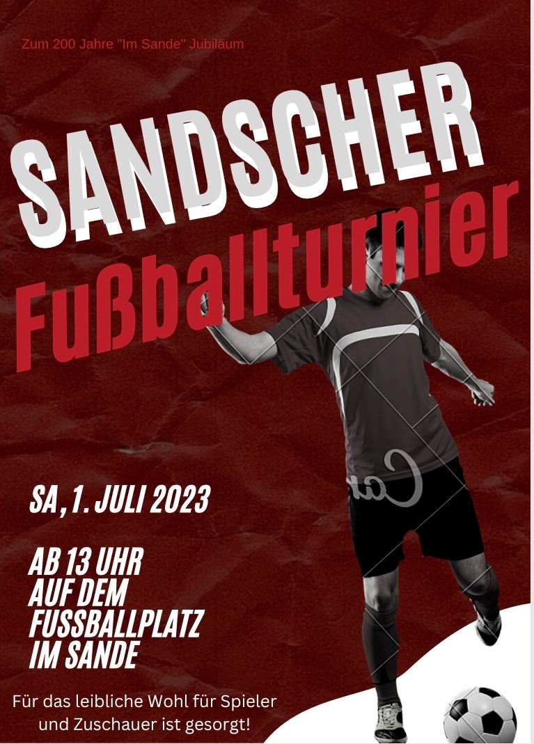 Fußballturnier im Sande @ Fußballplatz in Otersen Im Sande