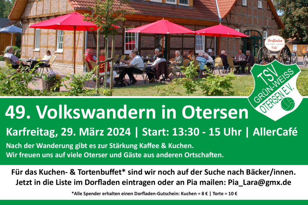 49. Volkswandern in Otersen @ AllerCafé Otersen